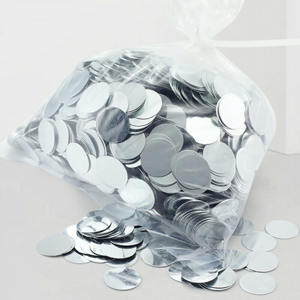 50PCS Round Galvanized Iron Sheet Disc Plate Pane Zinc Plated Metal DIY 25x0.3mm
