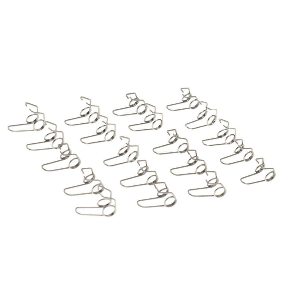 20pcs Trumpet Water Key Waterkey Spit Value Spring for Brass Instrument Parts