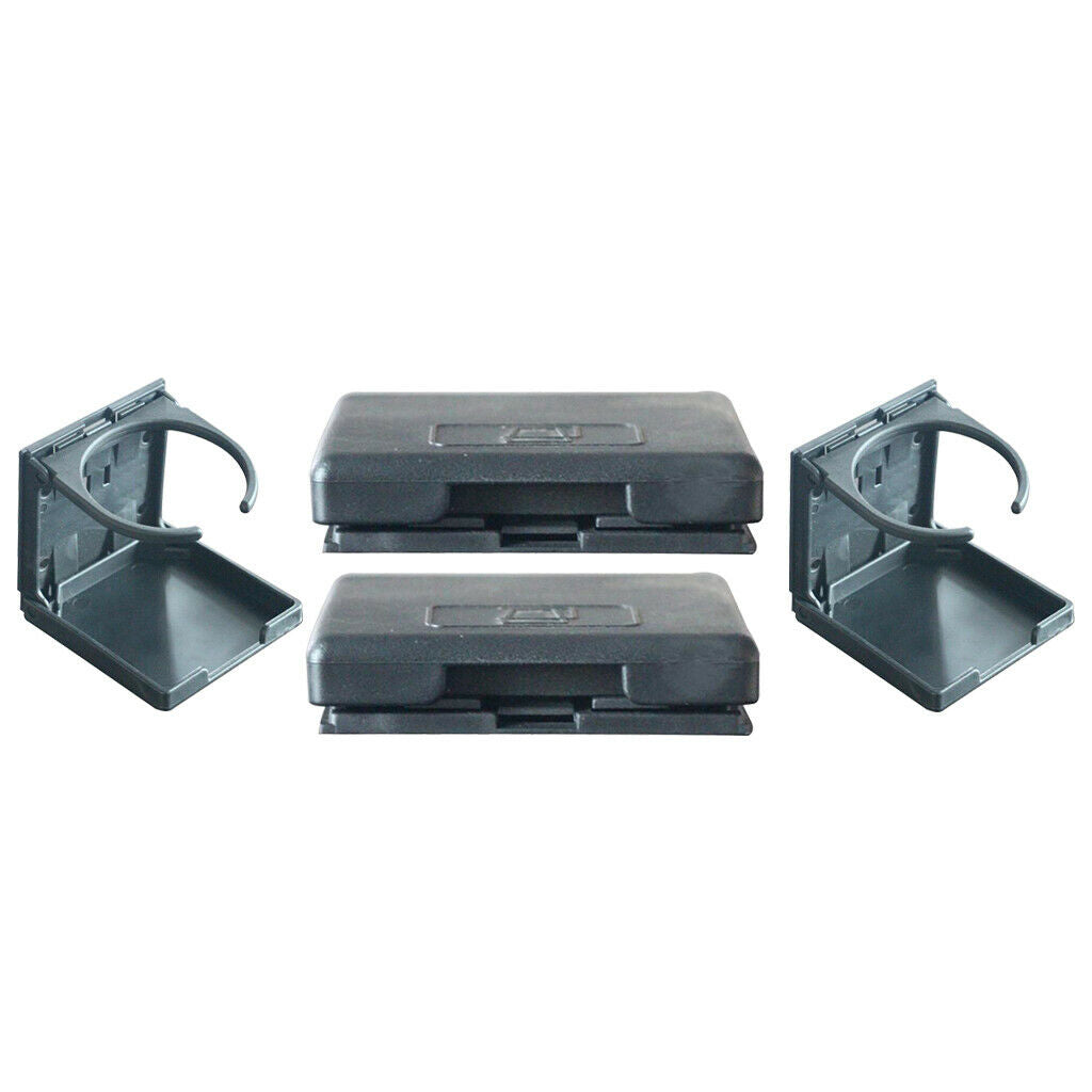 1 Pair of Foldable Adjustable Cup Holders Universal Fit For Car // Truck