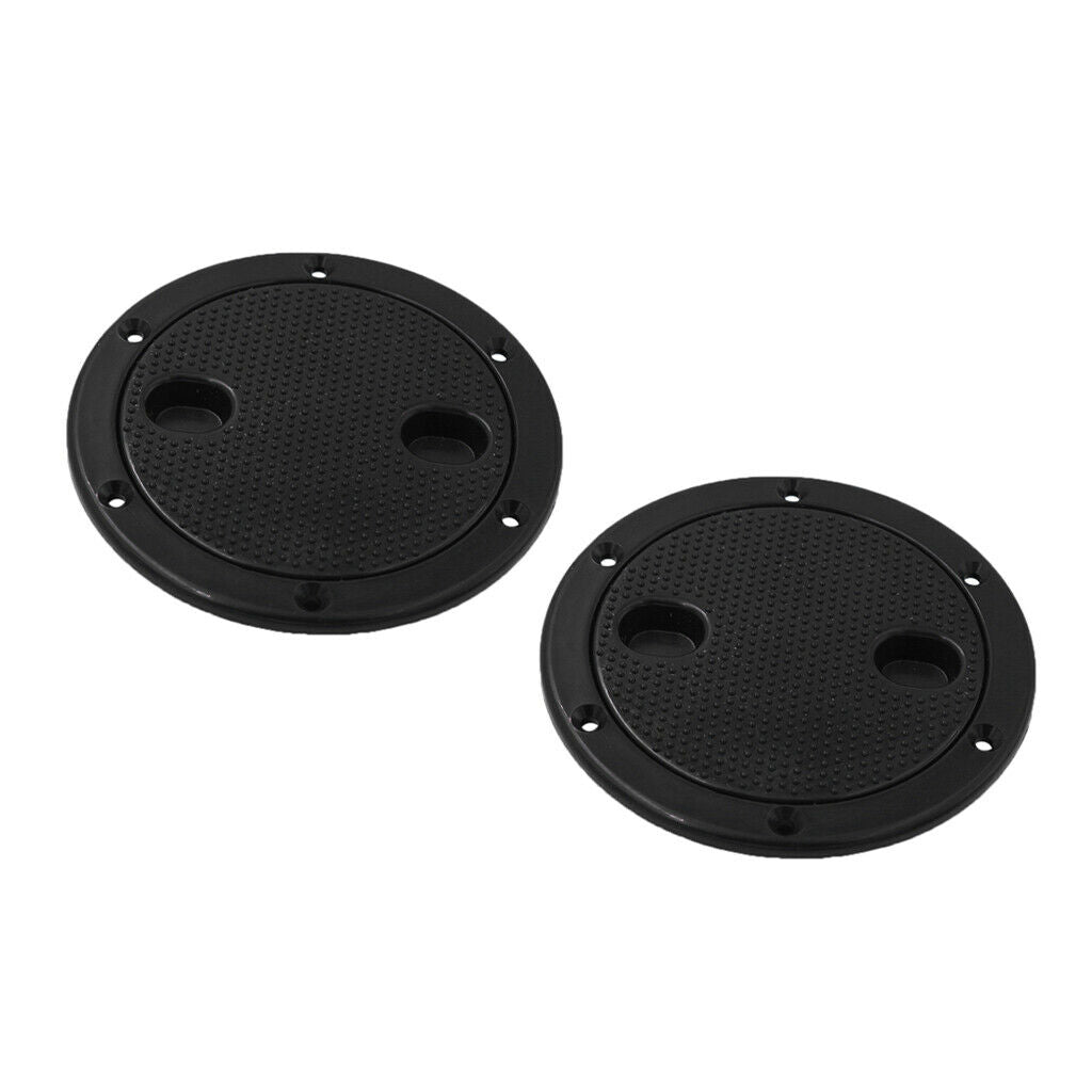 4pcs 4 Inch Deck Plate Waterproof Inspection Hatch Cover Lid Screw Type for