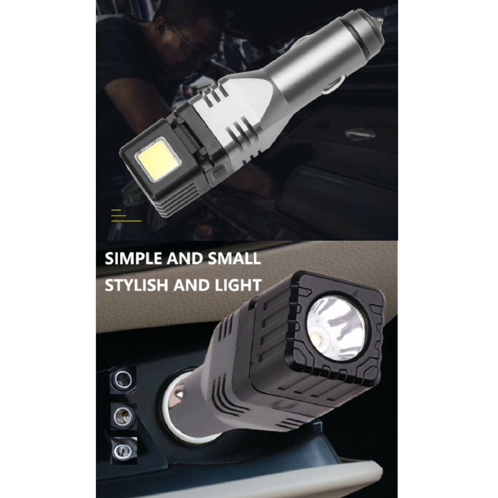 Foldable Rechargeable LED Lamp Mountain Bike Head Lights Flashlight Portable