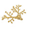 2 Pcs Animal Christmas Deer Head Pendants DIY Jewelry Handmade Accessories