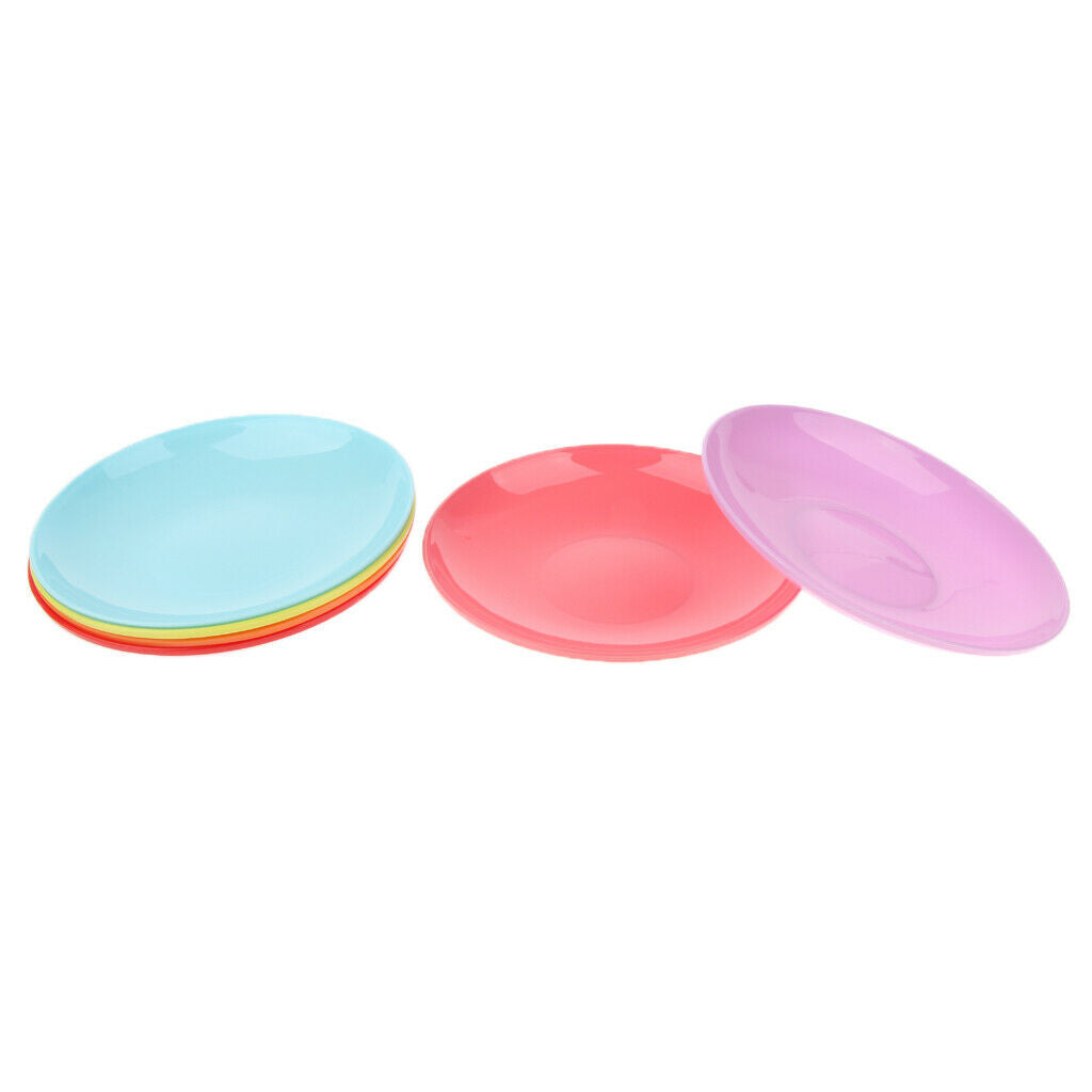 6pcs/Set Serving Plates Dishes Food Snack Sugars Container for Outdoor Camping