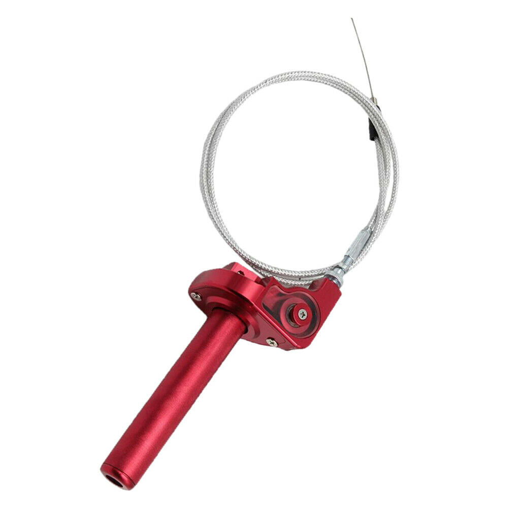 7/8" CNC Twister Throttle Tube Clamp Assembly Cable for Dirt Pit Bike Stomp