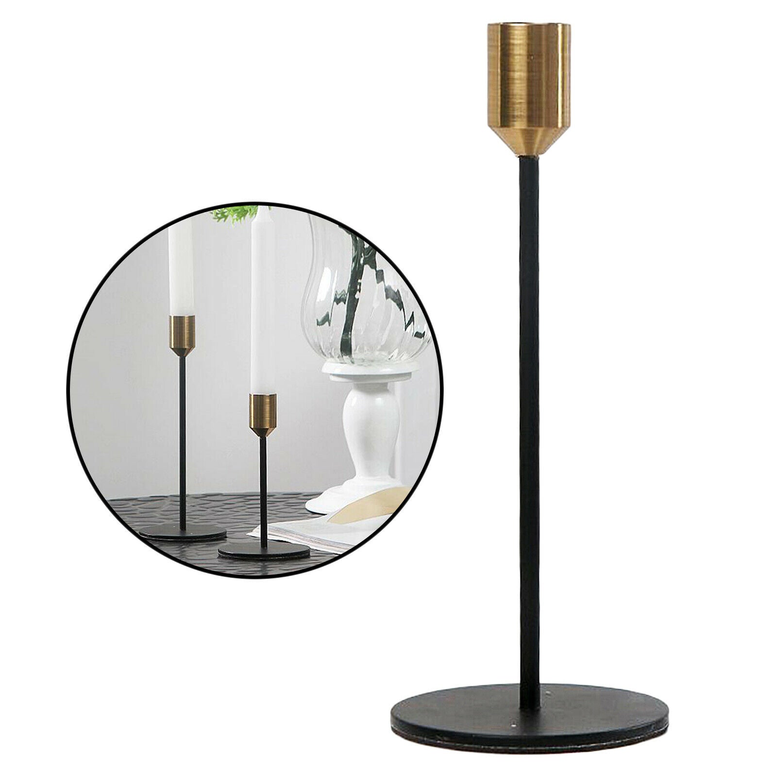 Taper Candle Holder Candlestick Table Centerpiece Wedding Dinner Ornaments L