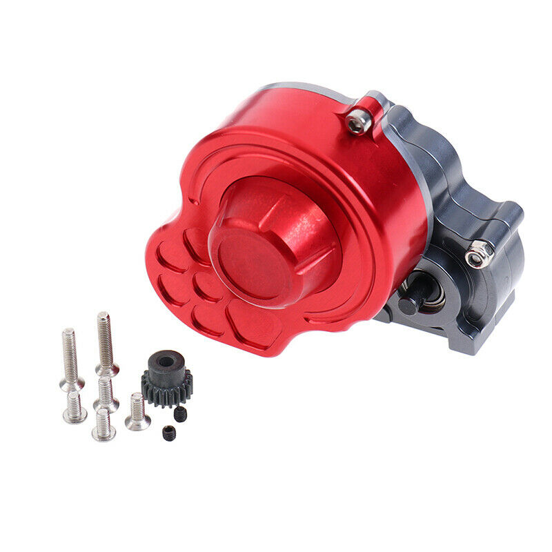 Metal SCX10 Gearbox Transmission Box with Gear for 1/10 Axial RC Crawler Car_DD