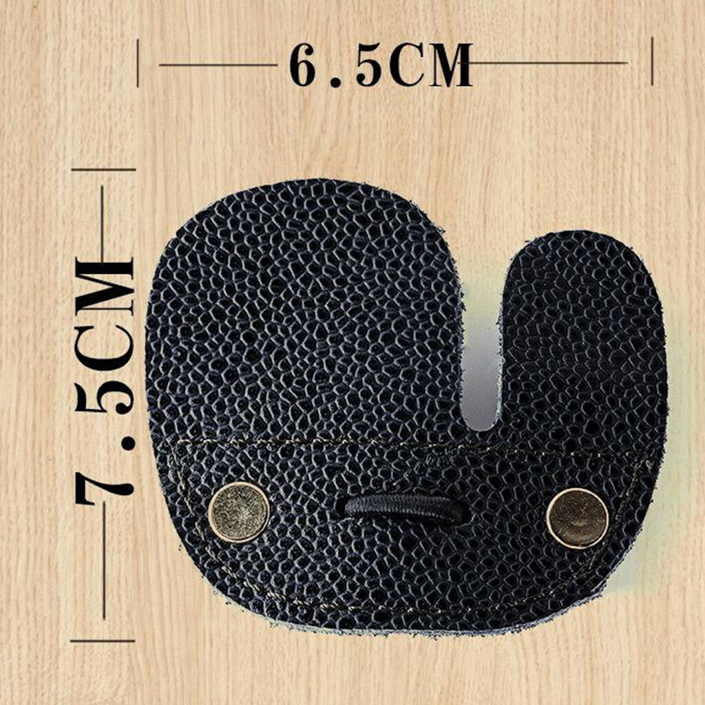 Thickened Archery Finger Tab - Finger Guard Protective Glove Saver for Outdoor