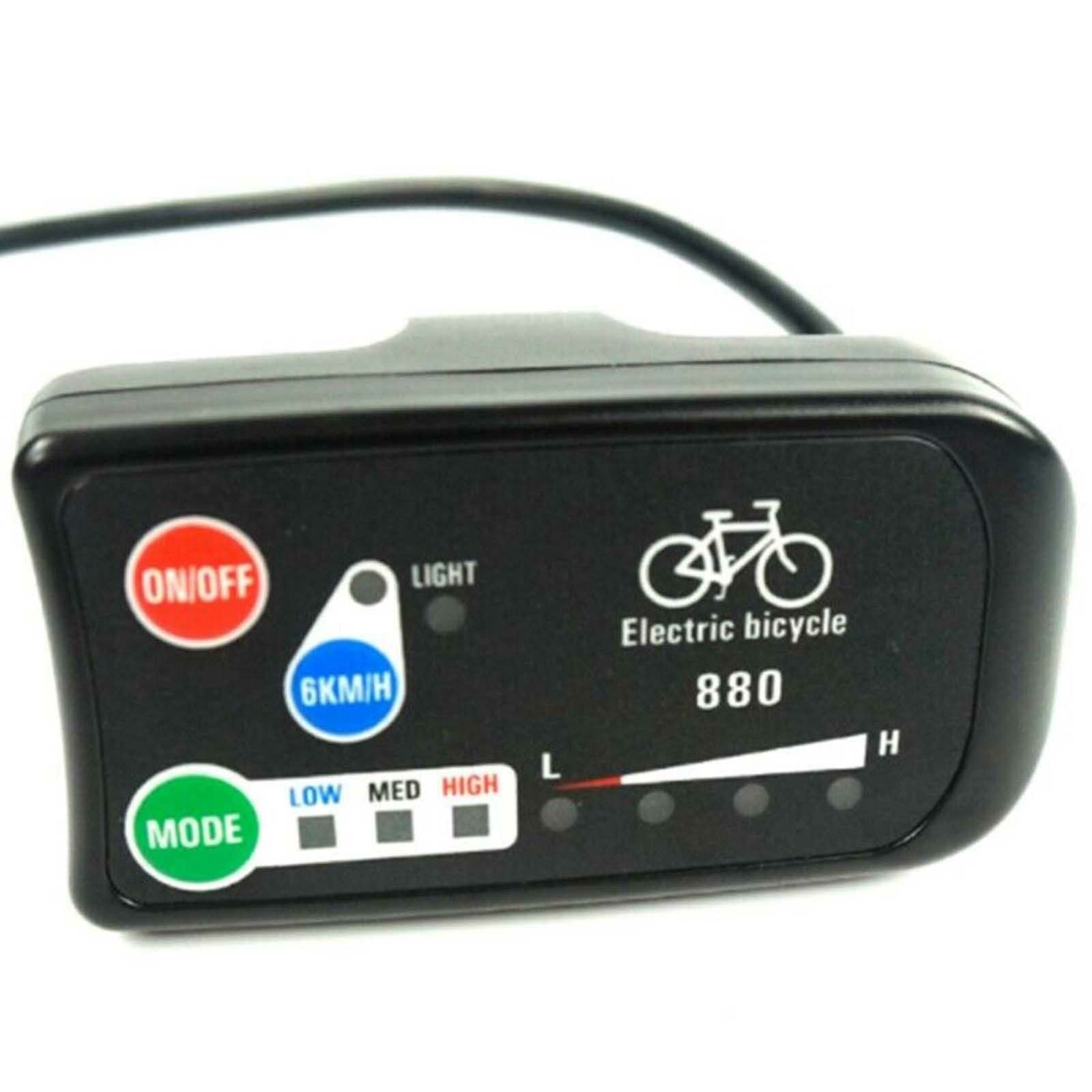 1PC Electric Bicycle Display 24V 36V 48V Ebike Ligent Control Panel Lcd Display