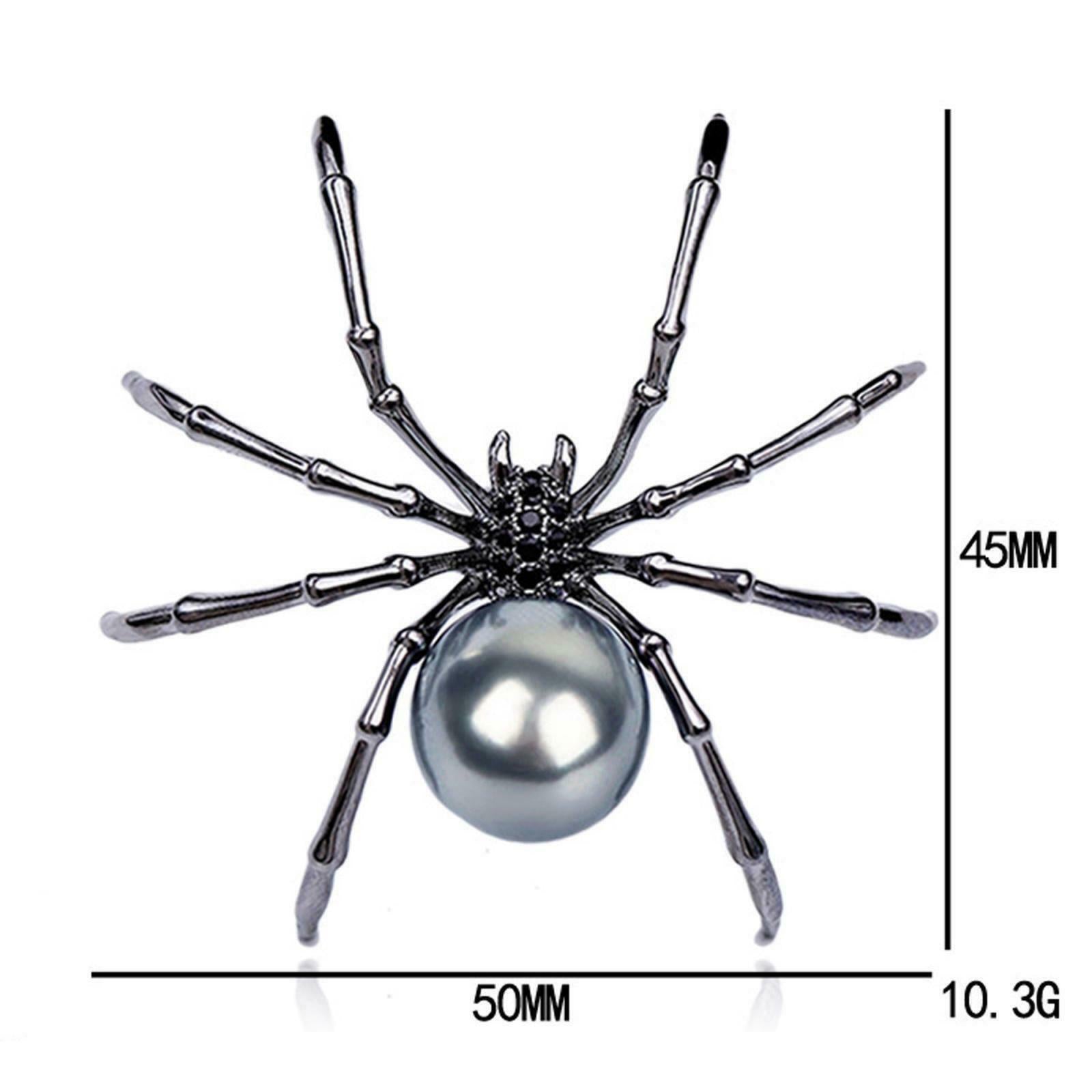 Alloy Retro Style Spider Brooches Female Witch Bridal Brooch Pin Halloween