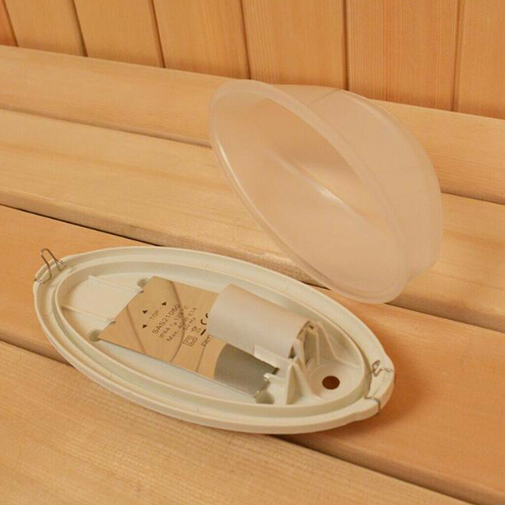 Oval explosion-proof light. Steam-proof sauna steam room light