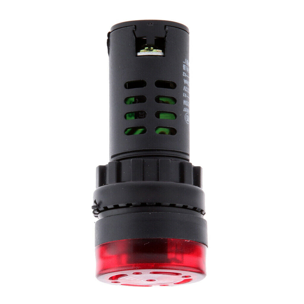 LED signal converter with buzzer AD16-22SM 12V red