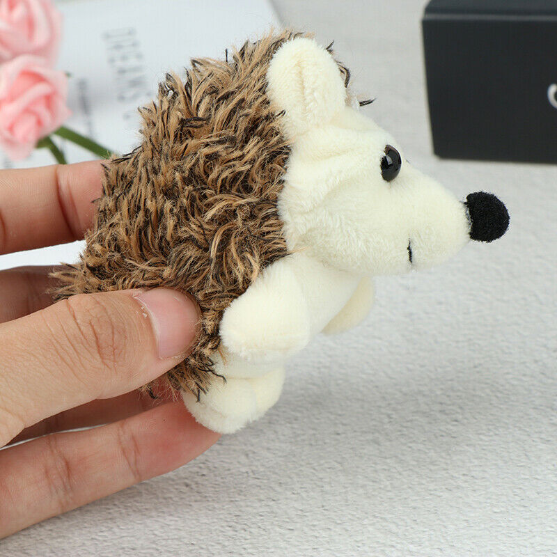 1PCS Cute Plush Hedgehog 7CM  Small Pendant  Mini Soft Stuffed Animal  gi.l8