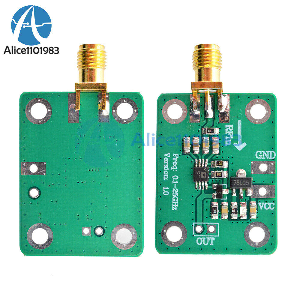 0.1-2.5GHz -72dBm to -2dBm RF Power Meter Logarithmic Detector Power Detect