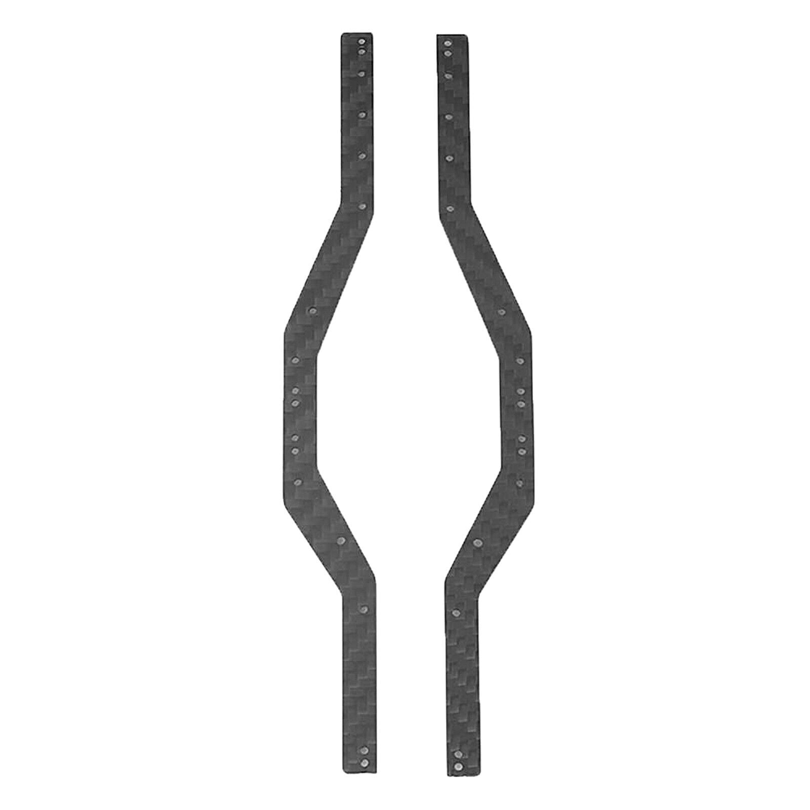 Carbon Fiber Chassis Frame Rails Set for Axial SCX24 90081 1/24 RC Rock Car