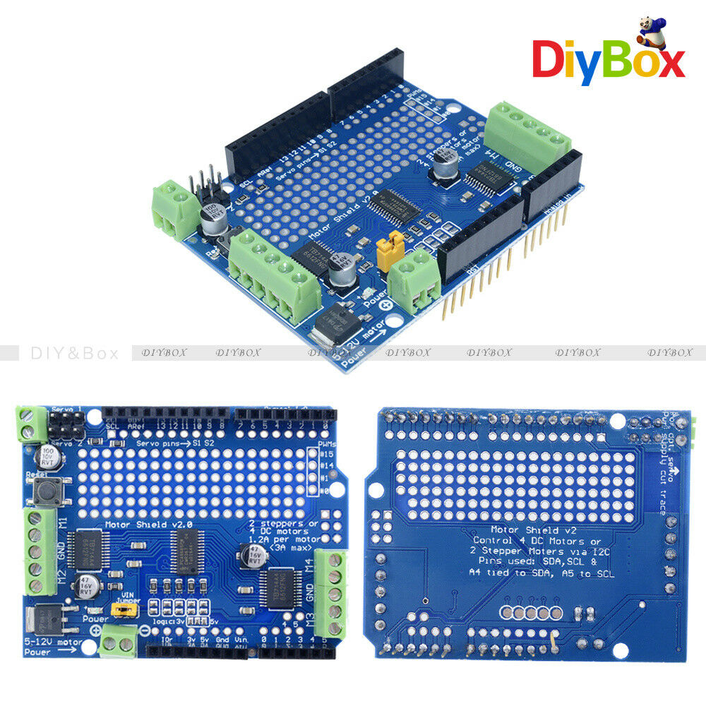 TB6612 Stepper Motor PCA9685 Servo Driver Shield V2 For Arduino Robot PWM I2C