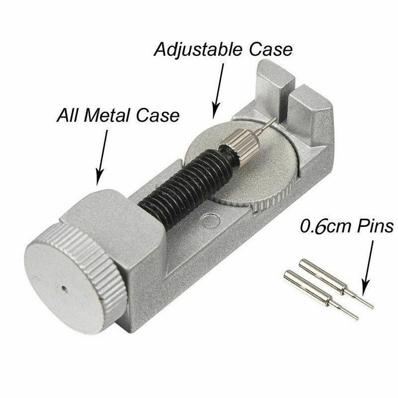 New Metal Adjustable Watch Band Strap Bracelet Link Pin Remover Repair Tool Set
