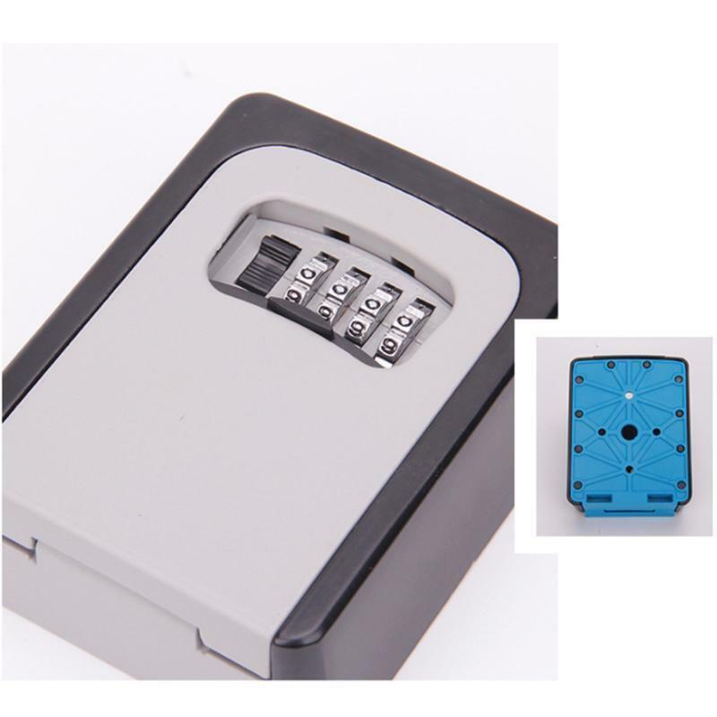 4 Digit Outdoor High Security Wall Mounted Key Safe Box Code Secure Lock-Storage