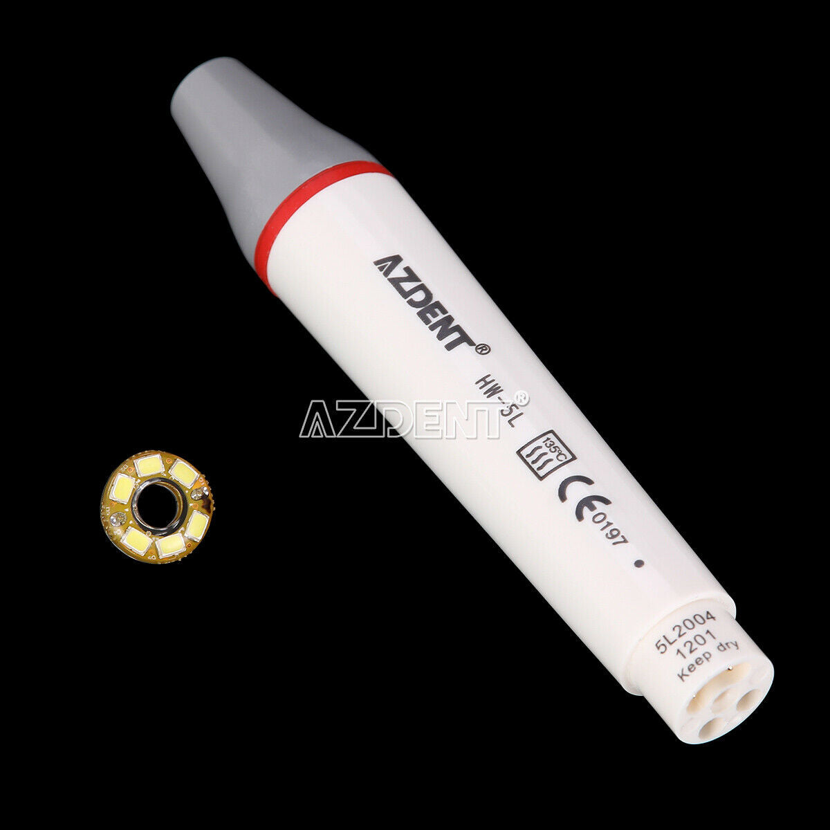 5X LED HW-5L Ultrasonic Piezo Scaler Handpiece fit Woodpecker EMS  Scaling Tips