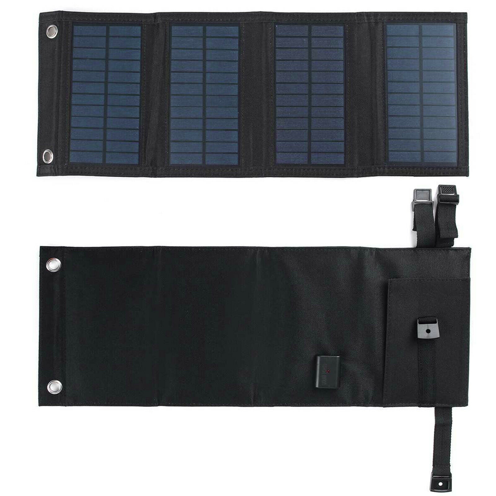 20W USB Solar Panel Folding Portable Charger Camping Car Phone Charger