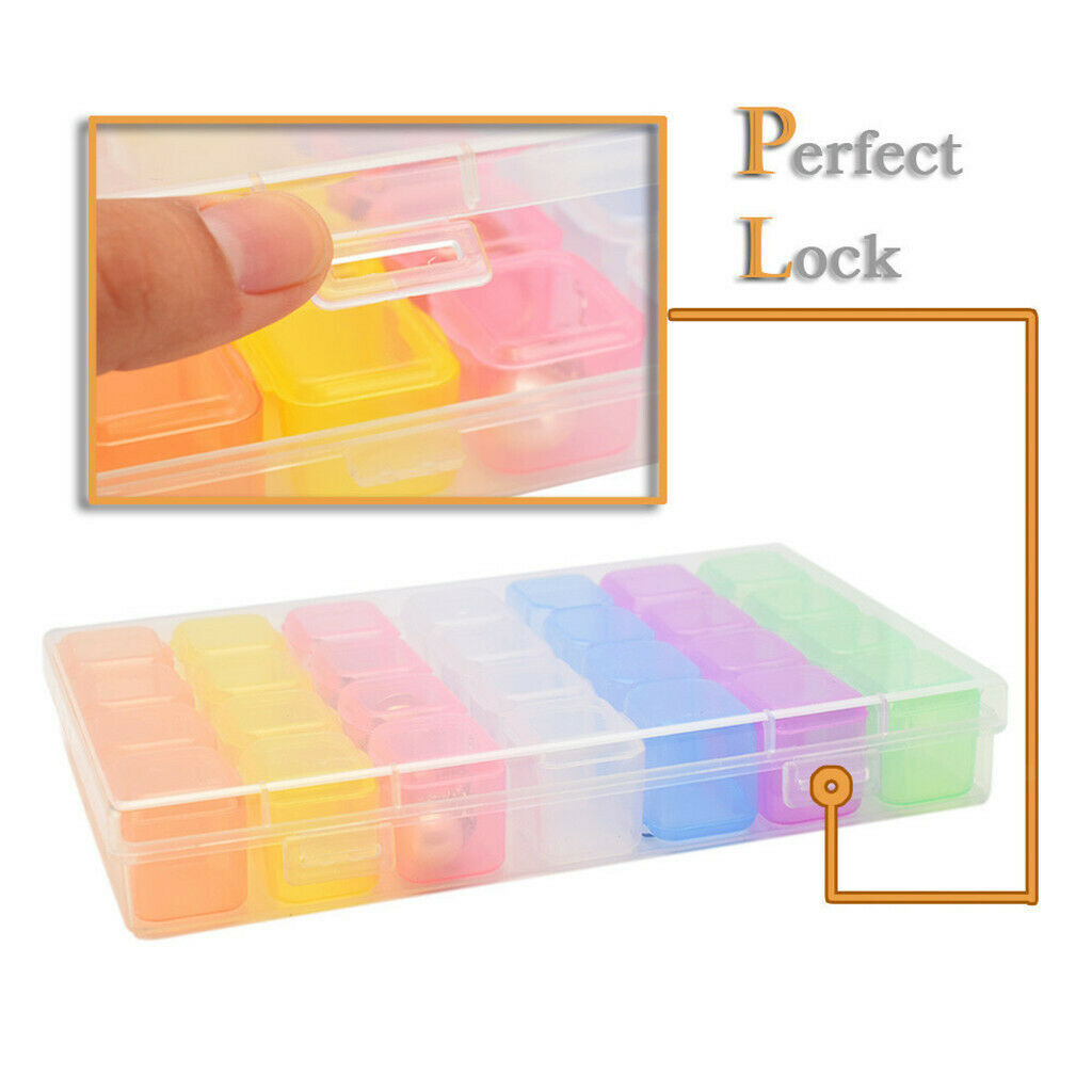 28 Compartments Transparent Sorting Box Storage Box Sorting Box for Storage