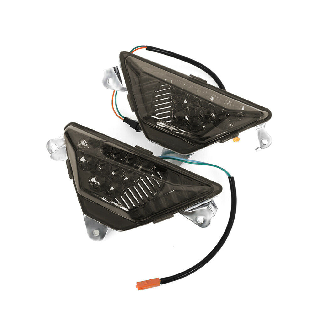 Front LED Turn Signals Light For KAWASAKI NINJA 250/300/400/650/1000 ZX-6R Ninja