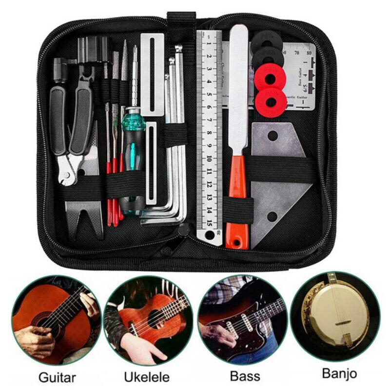 Luthier Guitar Care Kit Repair Maintenance Tools Full Set Guitar Tool Plie S Tt