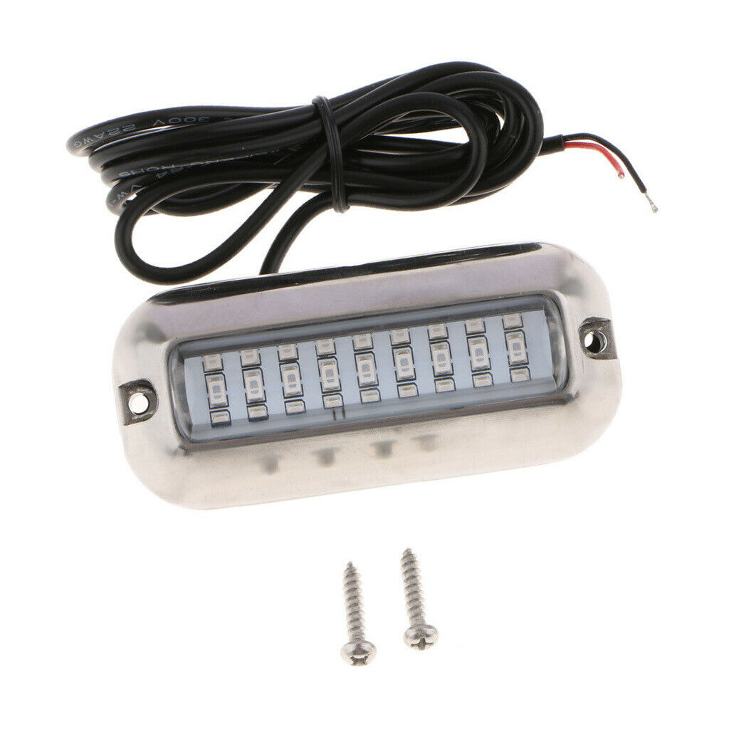 316 Stainless Steel 27 LED Underwater Pontoon Marine Boat Transom Light