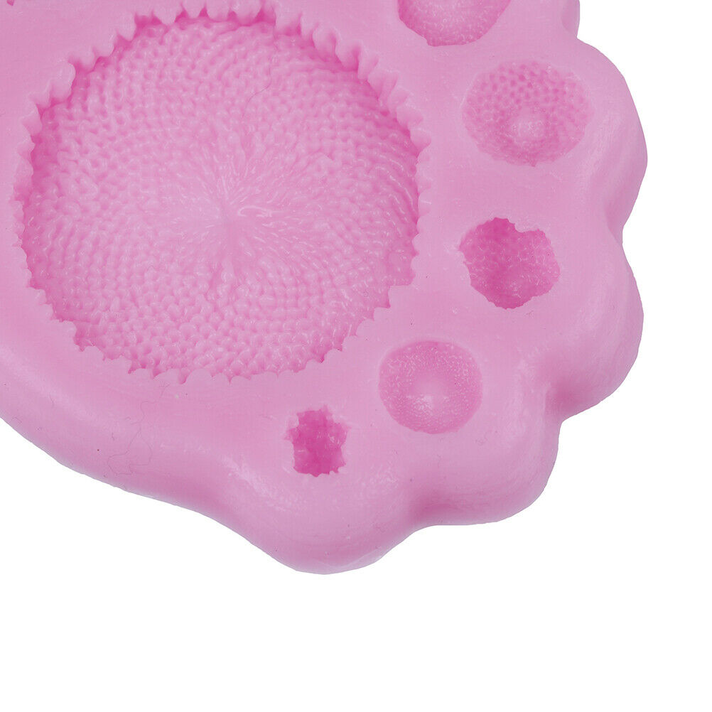 1pc  Flowers Shape Fondant Cake Silicone Mold Biscuits Pastry Mou^qiBDAU