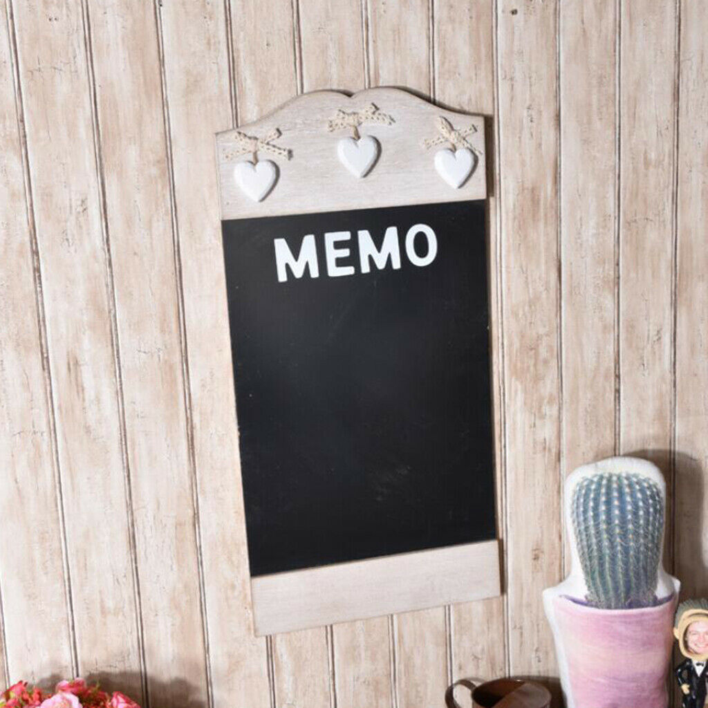 Mini Wooden Small Hanging Blackboard Message Table Number Chalkboard Sign Garden