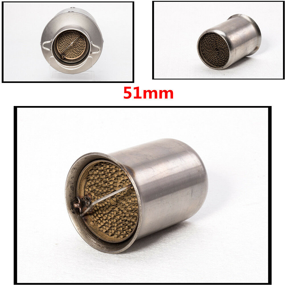 51mm Motorcycle Bike Exhaust Muffler DB killer Silencer Noise Sound Eliminator