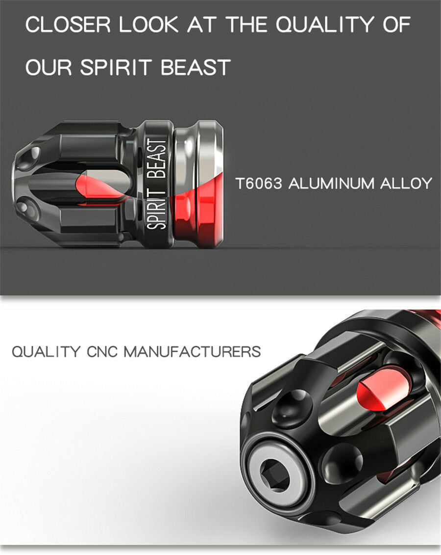 Pair Black & Grey CNC aluminum alloy creative products motocross Tire gas cap
