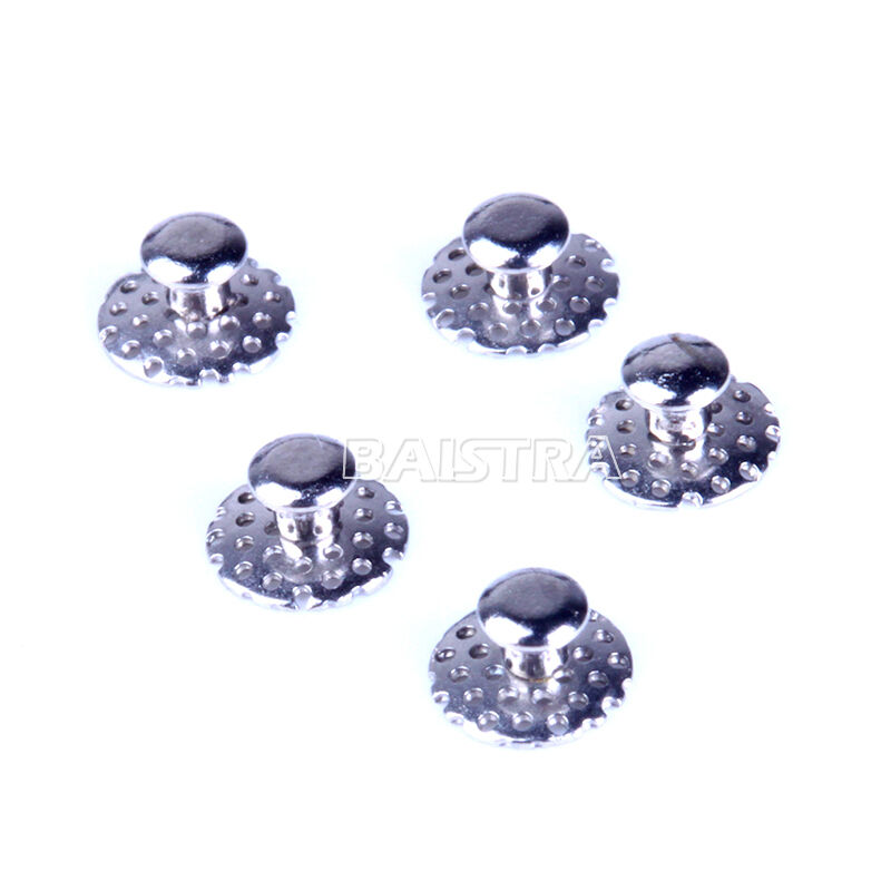 50pcs Denal Orthodontic TOMY Round Perforated Hollow Lingual Buttons with Holes