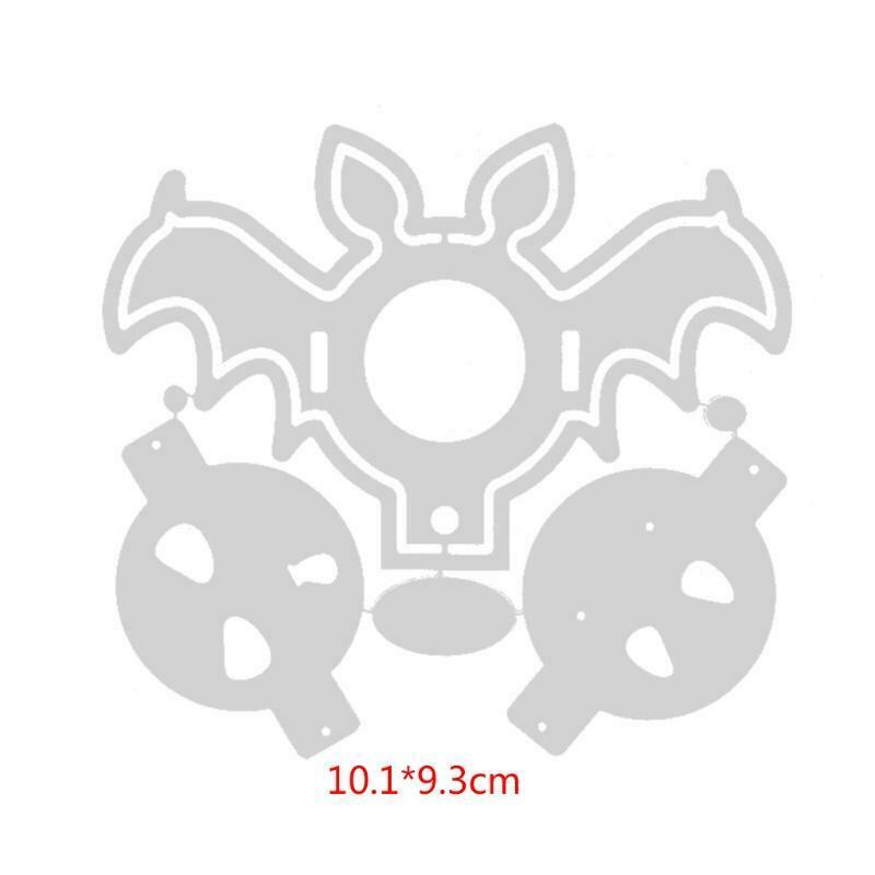 Halloween Bat Lollipop Box Carbon Steel Cutting Dies DIY Scrapbooking Photo