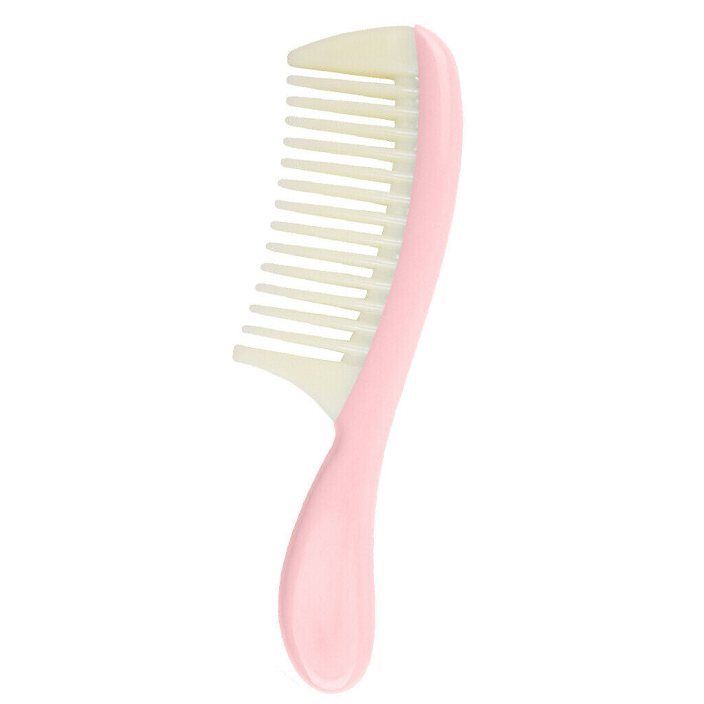 18.5cm Durable Barber Styling Wide Teeth Comb Hairdressing Detangling Comb -