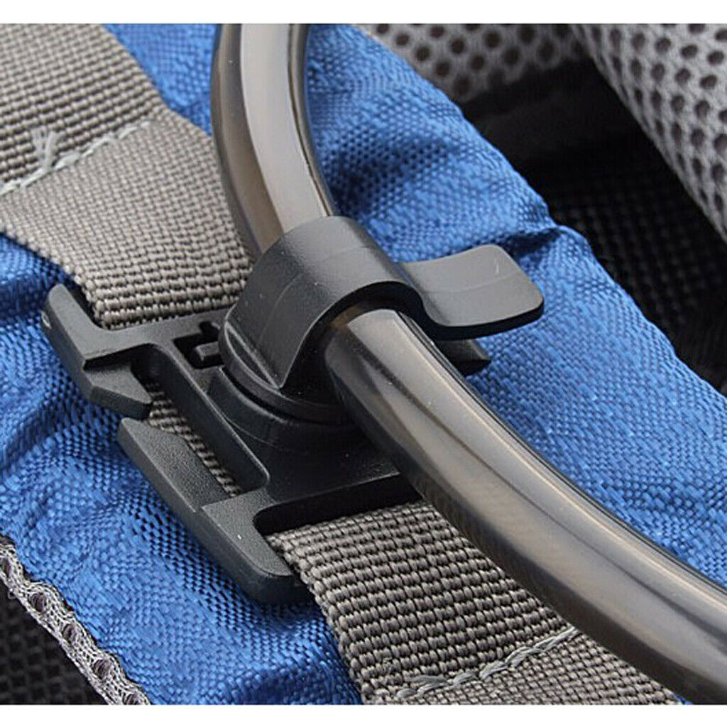 3pcs Hose Clip Travel Water Bladder Drinking Tube Buckle for Backpack Strap