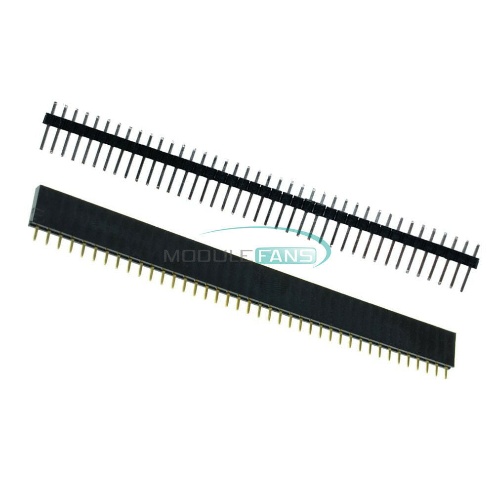 10PCS 40pin 2.54mm Male & Female Header Socket Row Strip PCB Connector Cool