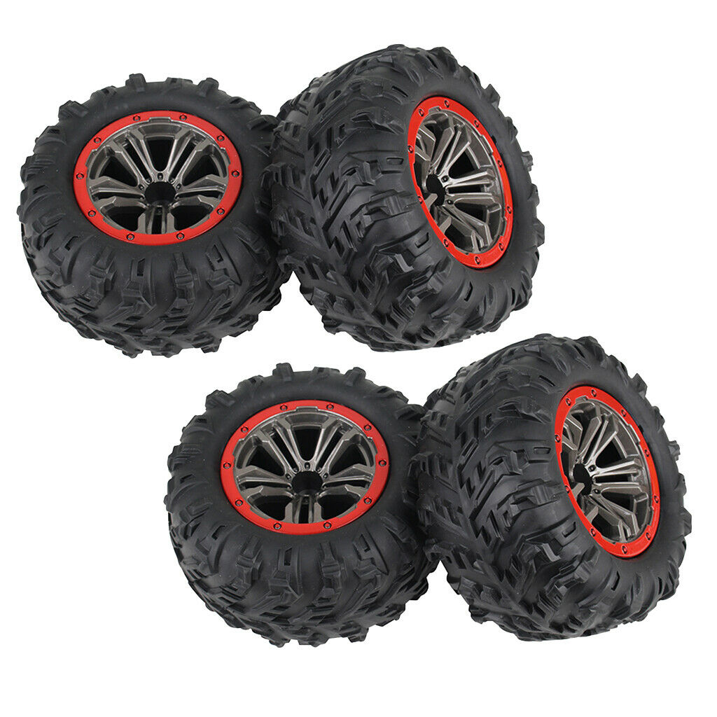 4pcs XINLEHONG 9125 1/10 RC Car Tire 4WD 46km/h RC Racing Car Durable Parts
