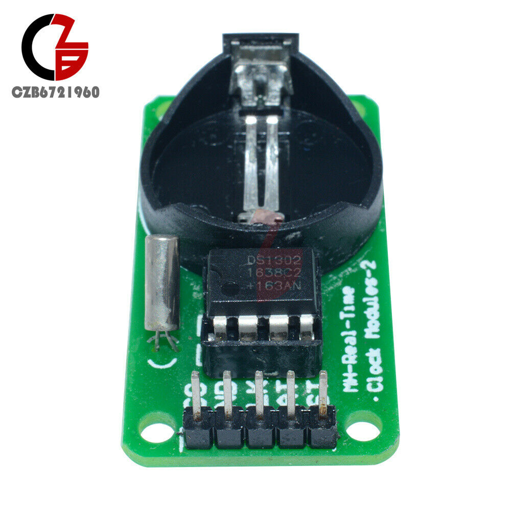 2PCS DS1302 RTC Real Time Clock Module Synchronous Serial I/O Communication