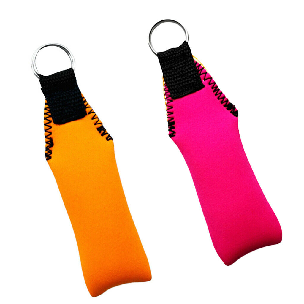 2pcs Neoprene Floating Keyring Water Key Buoyant Key  Key Accessaries