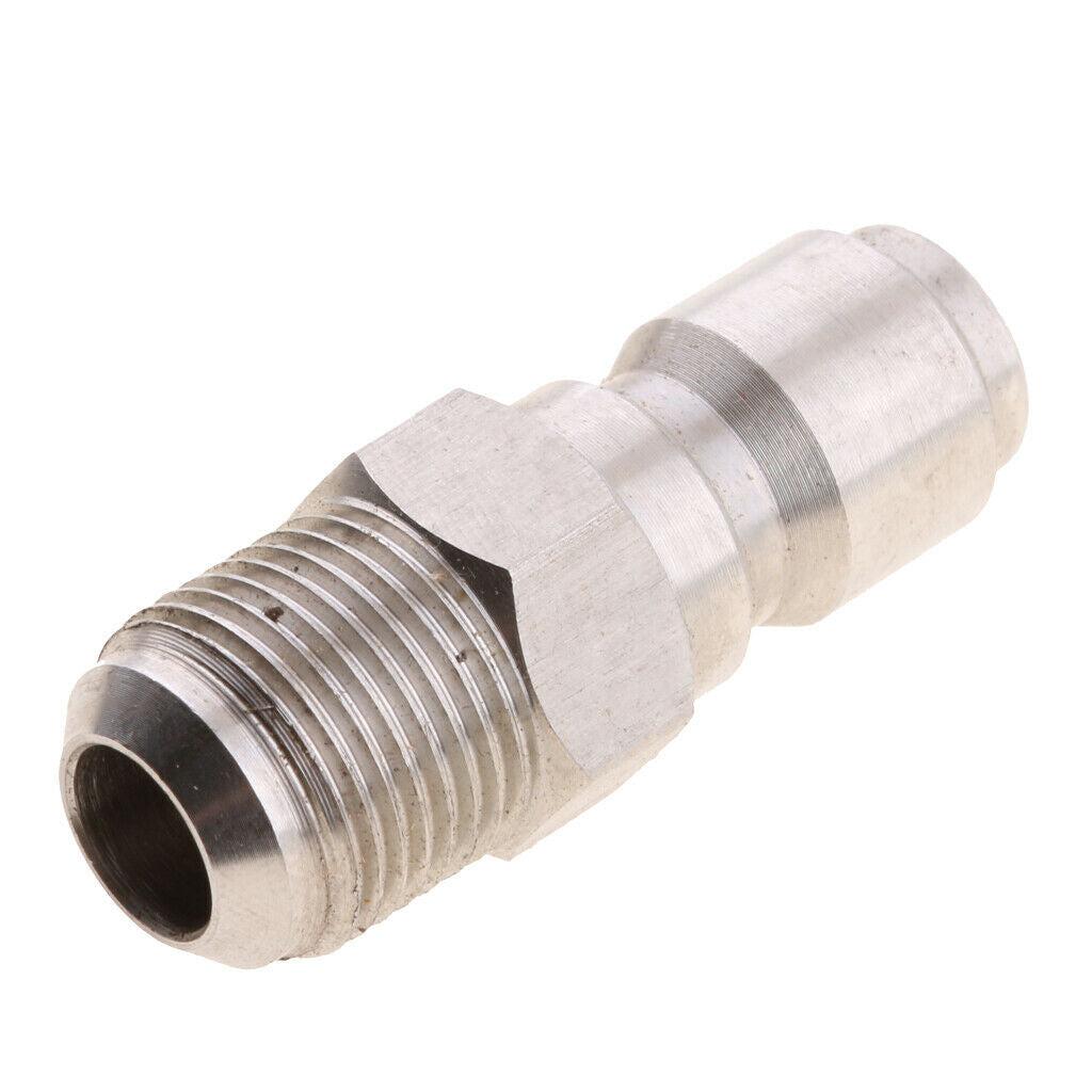 2Pcs 3/8" Quick Connector to 15mm Male Adapter Plug Set for Pressure Washer