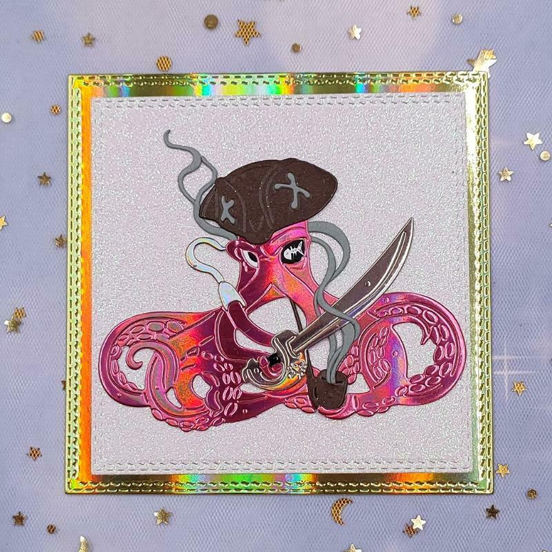 Pirate Metal Cutting Dies Stencil DIY Scrapbooking Album Paper Card Template
