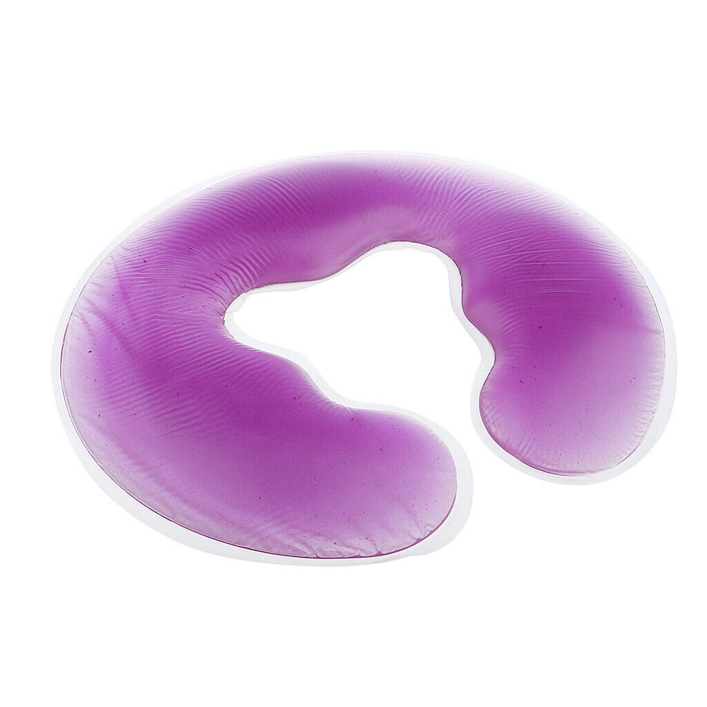 2x Salon U Neck Head Silicone Pillow Body Face Relax Massage Travel Cushion