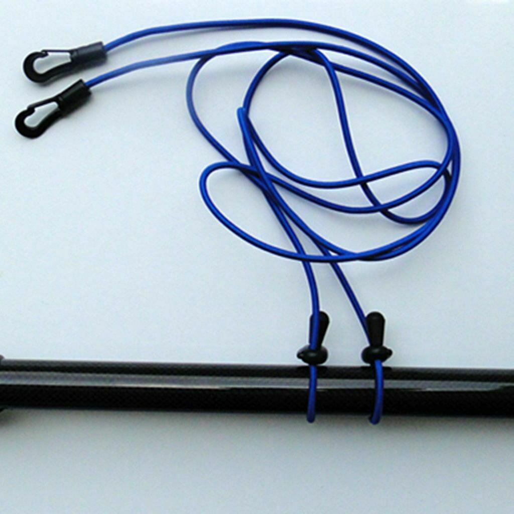 5 Pieces Durable Kayak Paddle Leash Canoe Fishing Rod Holder Shock Cord