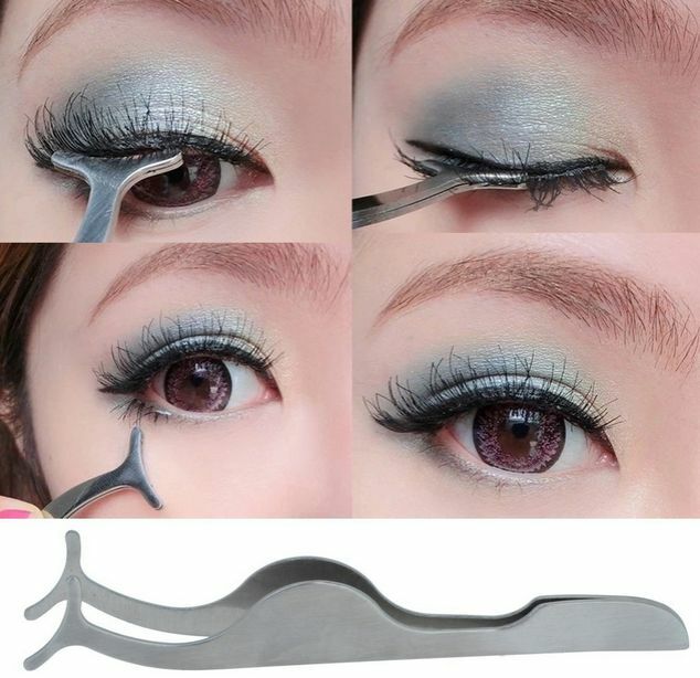 False Eyelashes Extension Applicator TOOL Remover Clip Tweezer Nipper Makeup HS