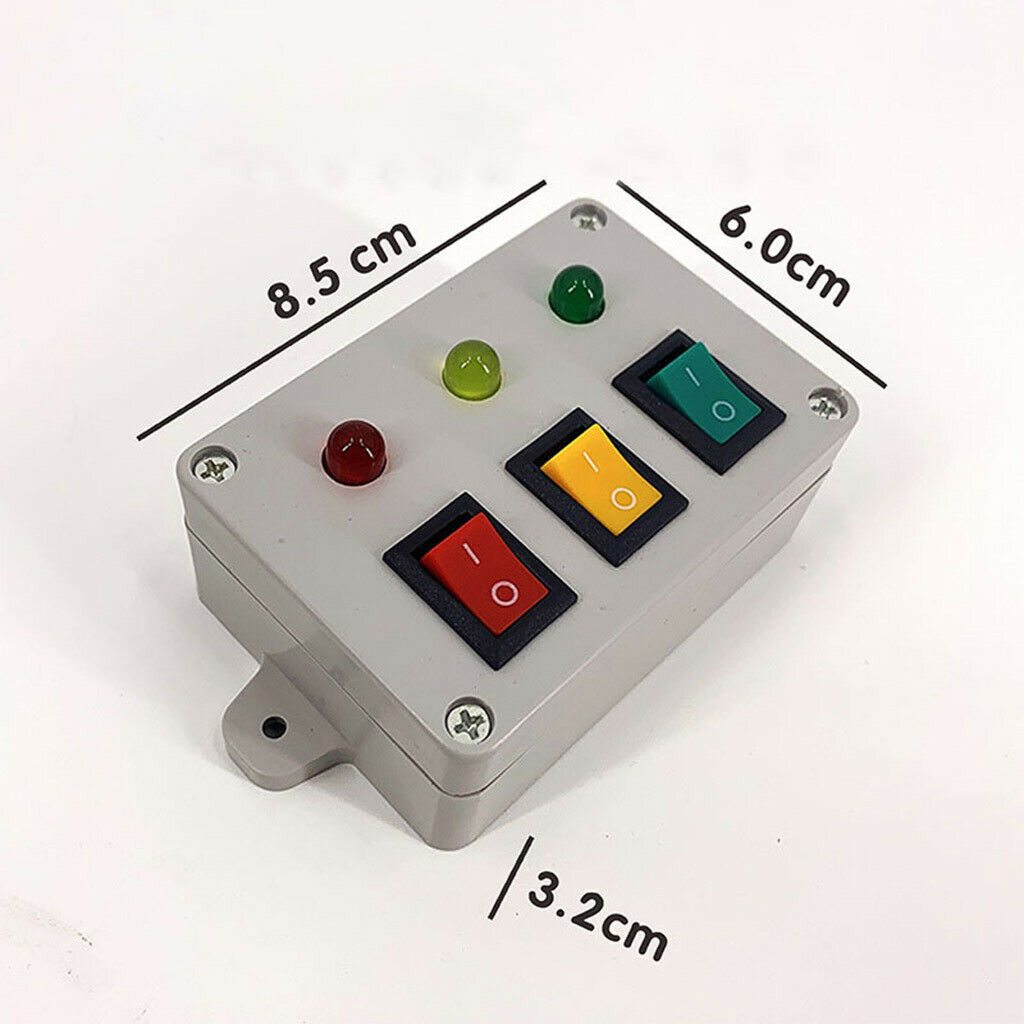 Mini DIY Busy Board Kit Traffic Light Stop Light With Switch Montessori Toys