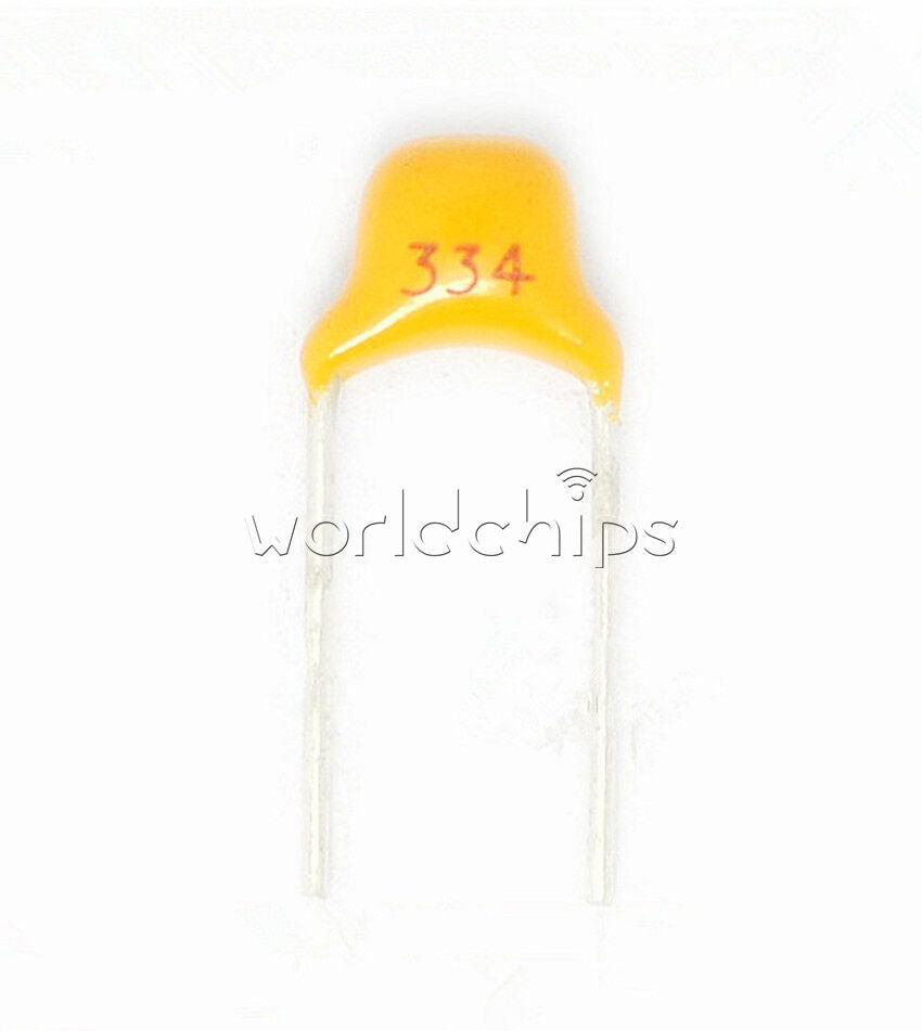 50Pcs 0.33uF 330nF 334 50V Monolithic Ceramic Chip Capacitor New