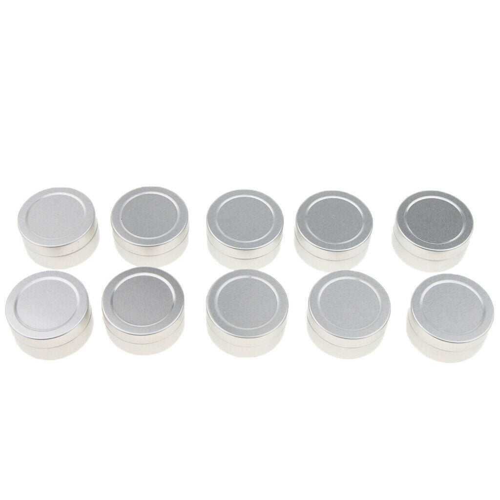 20 Pieces 10ml Empty Makeup Container Refillable Aluminum Cosmetic Jars