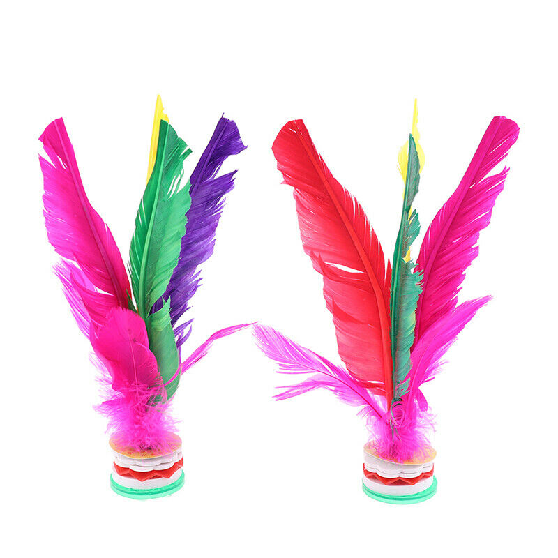2pc China Jianzi Fancy Shuttlecock Fitness Entertainment For Physical ExerciBDD