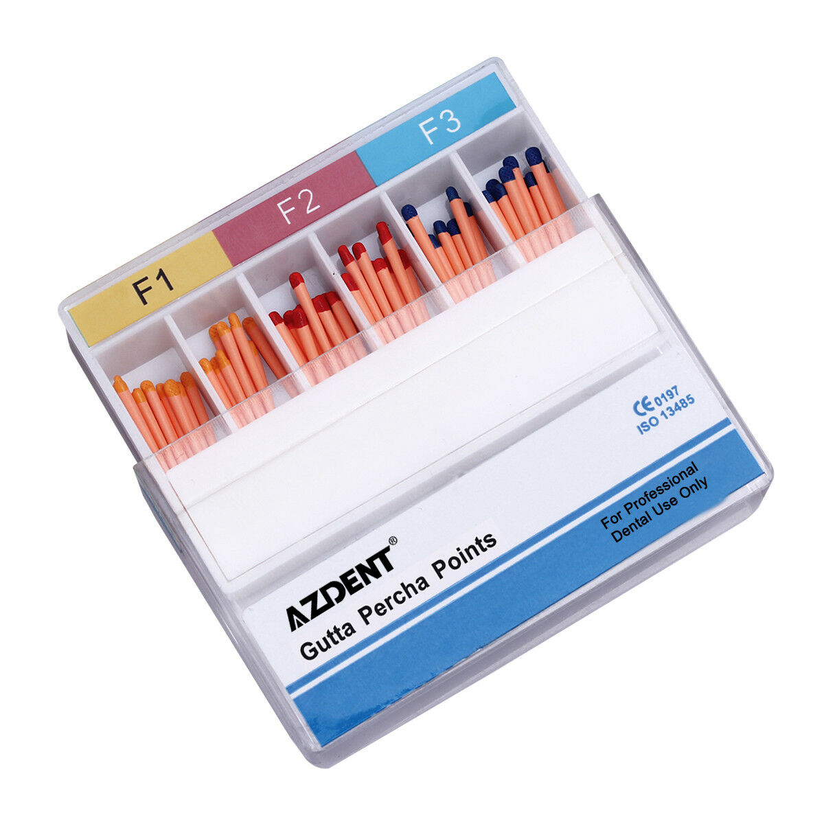 20X Dental Gutta Percha Points Tips F1 F2 F3 for Universal Dental Use 60pc/kit