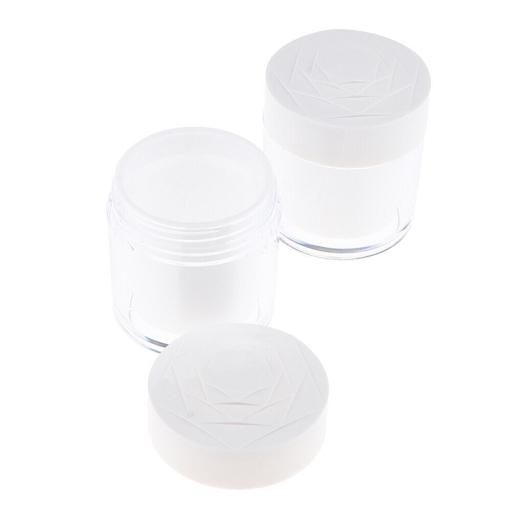 Environmental Plastic Bottle Makeup Jars W/ Lid And Inner Liner Cosmetic Pot -